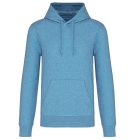 Kariban pulóver Eco-Friendly Hooded 280 melírozott felhőkék