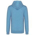 Kariban pulóver Eco-Friendly Hooded 280 melírozott felhőkék