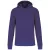 Kariban pulóver Eco-Friendly Hooded 280 sötét lila