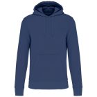 Kariban pulóver Eco-Friendly Hooded 280 melírozott tengerkék