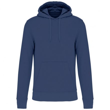 Kariban pulóver Eco-Friendly Hooded 280 melírozott tengerkék