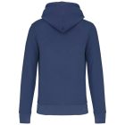 Kariban pulóver Eco-Friendly Hooded 280 melírozott tengerkék