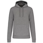 Kariban pulóver Eco-Friendly Hooded 280 melírozott sötét szürke