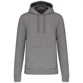  Kariban pulóver Eco-Friendly Hooded 280 melírozott sötét szürke