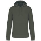 Kariban pulóver Eco-Friendly Hooded 280 melírozott zöld
