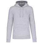 Kariban pulóver Eco-Friendly Hooded 280 melírozott szürke