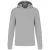 Kariban pulóver Eco-Friendly Hooded 280 hó szürke