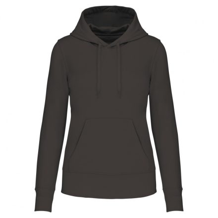 Kariban női pulóver Eco-Friendly Hooded 280 sötét szürke