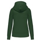 Kariban női pulóver Eco-Friendly Hooded 280 erdész zöld