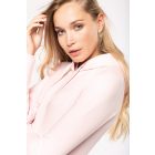 Kariban női pulóver Eco-Friendly Hooded 280 pasztel pink