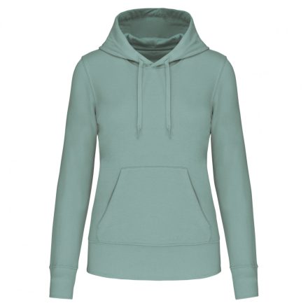 Kariban női pulóver Eco-Friendly Hooded 280 zsálya