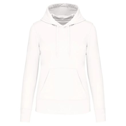Kariban női pulóver Eco-Friendly Hooded 280 fehér