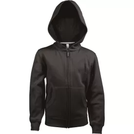 Kariban gyerek pulóver Full Zip Hooded 300 fekete