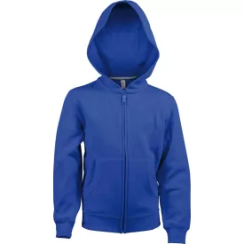 Kariban gyerek pulóver Full Zip Hooded 300 királykék