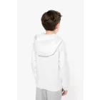 Kariban gyerek pulóver Full Zip Hooded 300 fehér