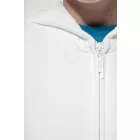 Kariban gyerek pulóver Full Zip Hooded 300 fehér