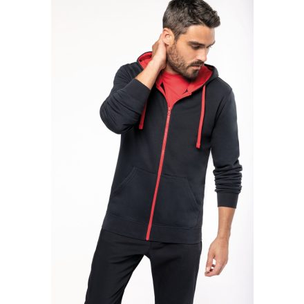 Kariban pulóver Contrast K466 280 fekete-piros