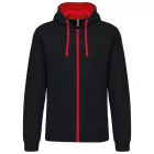 Kariban pulóver Contrast K466 280 fekete-piros