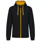 Kariban pulóver Contrast K466 280 fekete-sárga