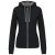 Kariban női pulóver Contrast K466 280 fekete-szürke