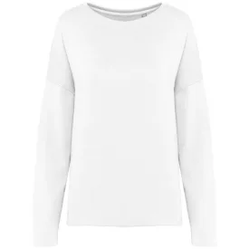 Kariban női pulóver Oversized 270 törtfehér