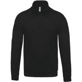 Kariban pulóver Zip Neck 280 fekete