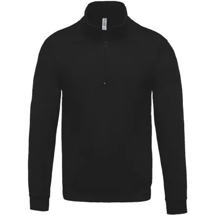 Kariban pulóver Zip Neck 280 fekete