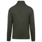 Kariban pulóver Zip Neck 280 sötét khaki