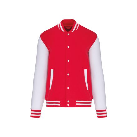 Kariban uniszex pulóver Teddy 320 piros-fehér