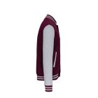 Kariban uniszex pulóver Teddy 320 bordó -melírozott szürke