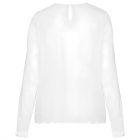 Kariban hosszú ujjú női blúz Crêpe 85  törtfehér