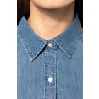 Kariban hosszú ujjú női ing Denim 160 chambray kék
