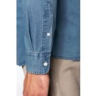 Kariban hosszú ujjú ing Denim 160 chambray kék
