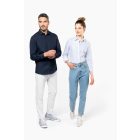 Kariban hosszú ujjú ing Cotton Fitted 125 tengerkék