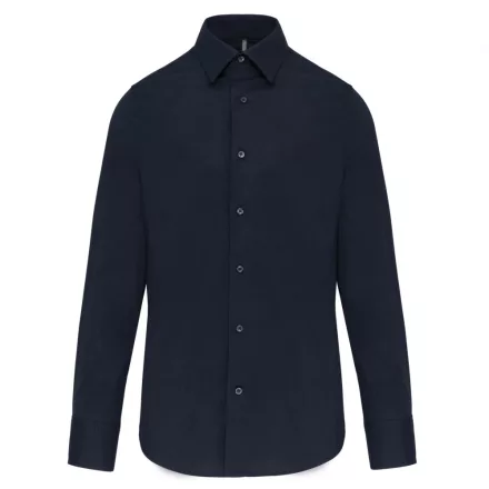 Kariban hosszú ujjú ing Cotton Stretch 120 tengerkék
