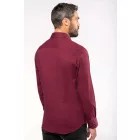 Kariban hosszú ujjú ing Cotton Stretch 120 bordó