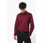 Kariban hosszú ujjú ing Cotton Stretch 120 bordó