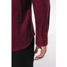 Kariban hosszú ujjú ing Cotton Stretch 120 bordó