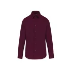 Kariban hosszú ujjú ing Cotton Stretch 120 bordó