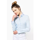 Kariban hosszú ujjú női ing Cotton Stretch 120 világoskék