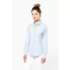 Kariban hosszú ujjú női ing Cotton Stretch 120 világoskék
