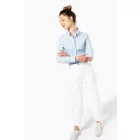 Kariban hosszú ujjú női ing Cotton Stretch 120 világoskék