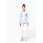 Kariban hosszú ujjú női ing Cotton Stretch 120 világoskék