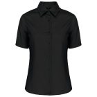 Kariban rövid ujjú női ing Non-Iron 115 fekete