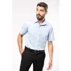 Kariban rövid ujjú ing Cotton Poplin 125 égszínkék