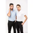 Kariban rövid ujjú ing Cotton Poplin 125 égszínkék