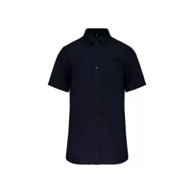 Kariban rövid ujjú ing Cotton Poplin 125 tengerkék
