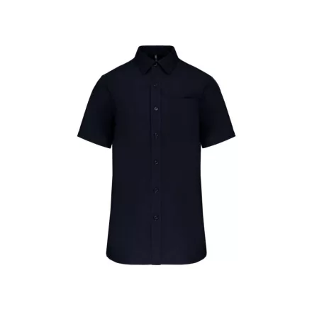 Kariban rövid ujjú ing Cotton Poplin 125 tengerkék