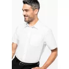 Kariban rövid ujjú ing Cotton Poplin 125 fehér