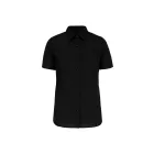 Kariban rövid ujjú női ing Cotton Fitted 125 fekete